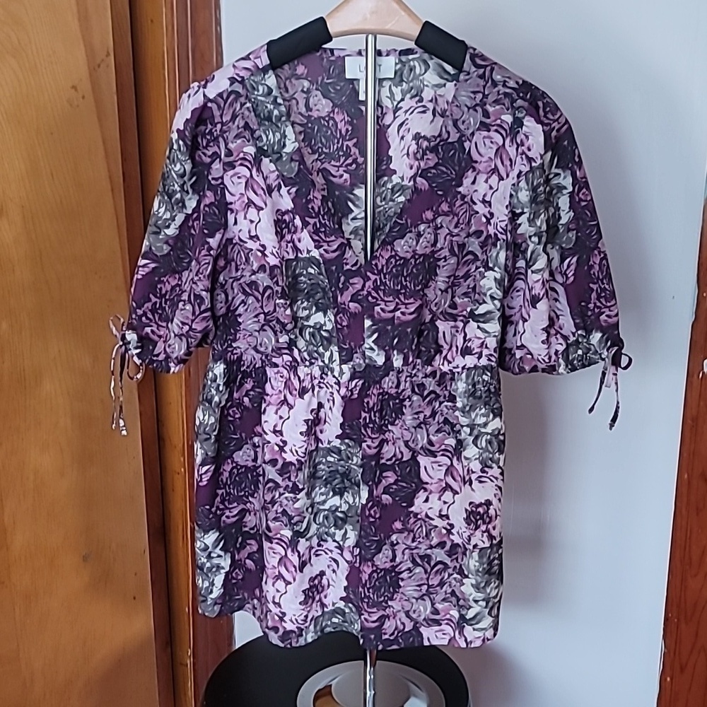 Ann Taylor Loft Floral Blouse